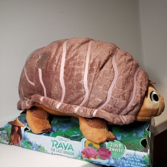 NEW Disney Raya & The Last Dragon Tuk Tuk Plush Stuffed Animal Rolls into a Ball - Picture 8 of 11